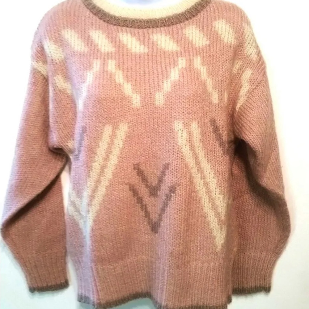 Beldoch Popper Nordic wool blend sweater Size Medium M